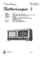 Tandberg BatteriSuper_5 - Schematic 